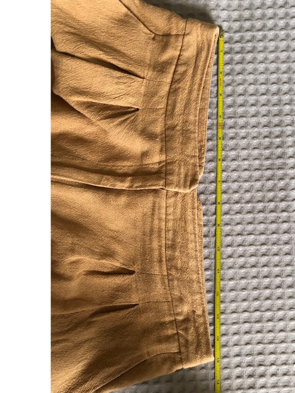 Worthington Cropped Wide Leg Mustard Pants - Size 6 - Picture 4 of 10